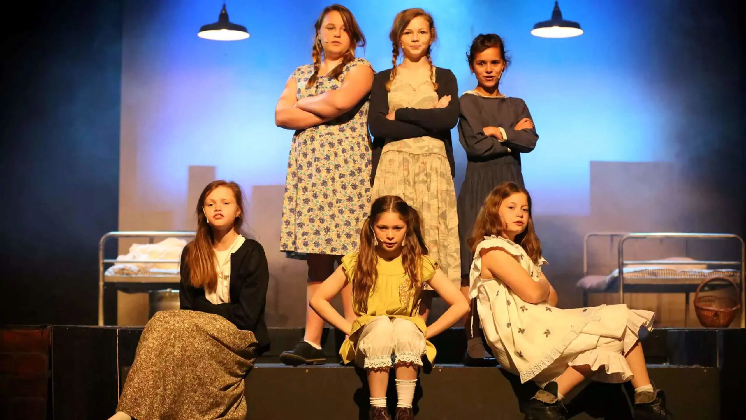 Seaford College Prep School pupils performing in a Drama Production.