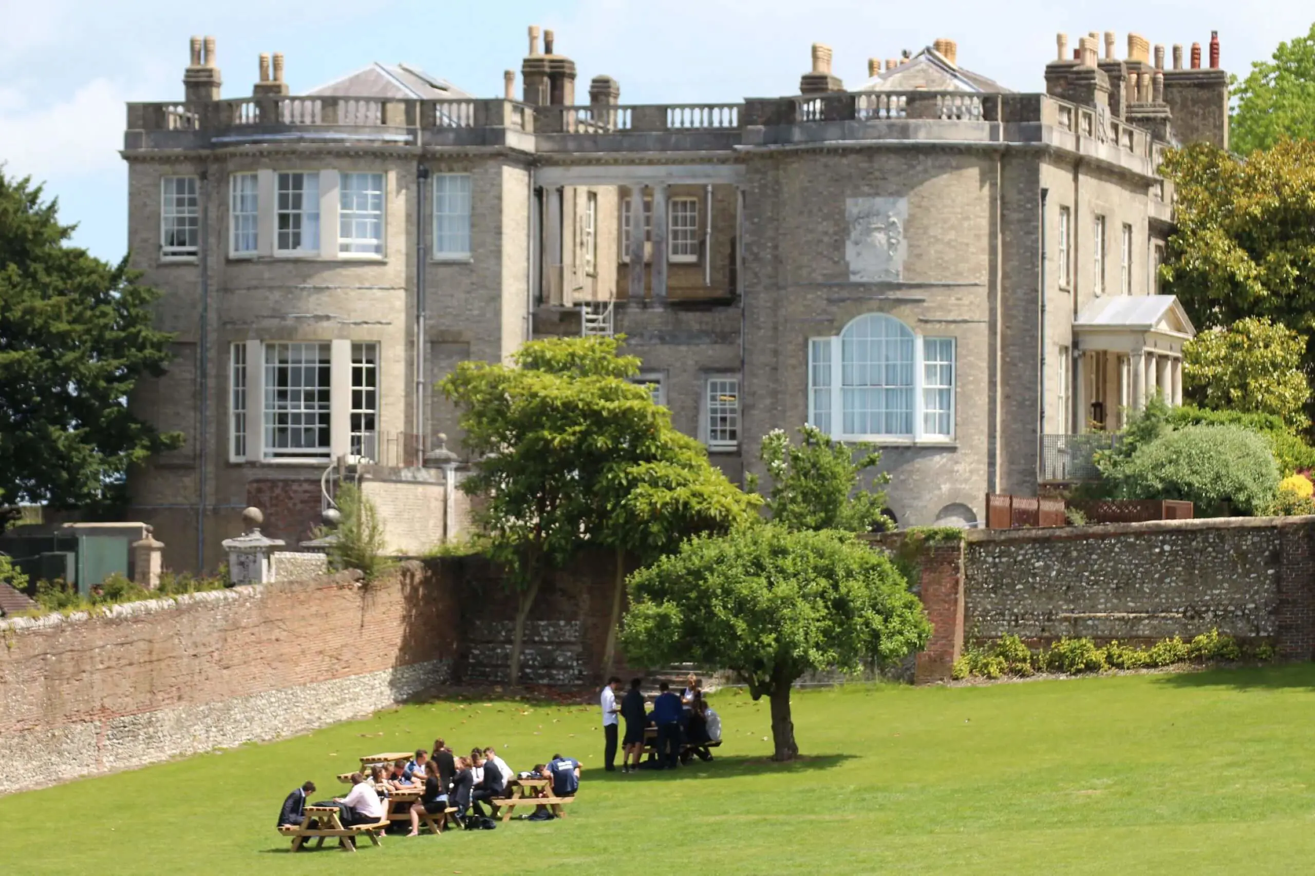Seaford College school building.