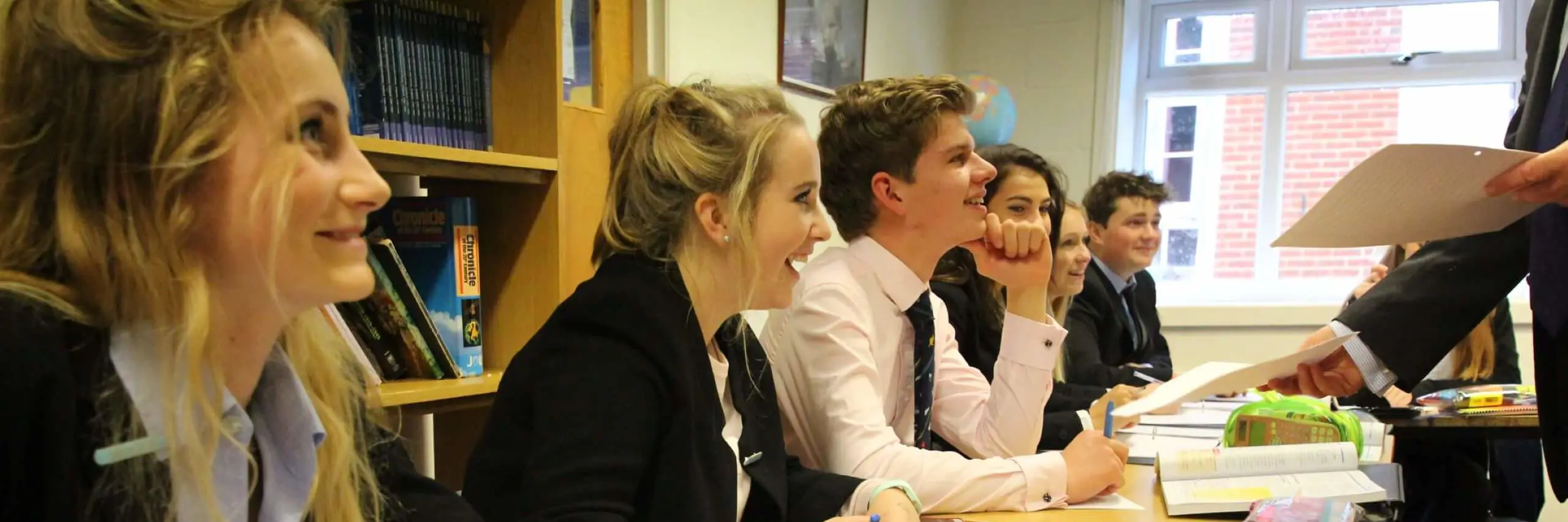 Seaford College pupils in a lesson.