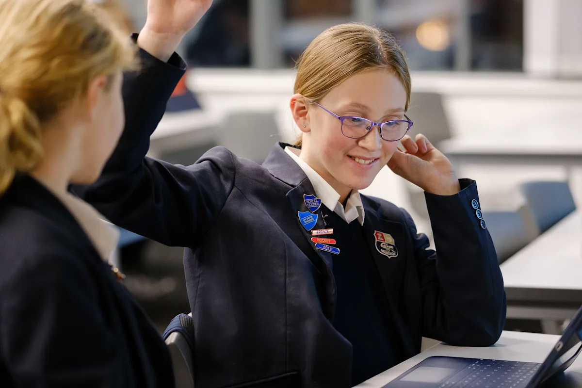 OriginalImage,Original,blog,blog post,academic,biology,academic scholars,lessons,prep,senior,girl,student,hands raised