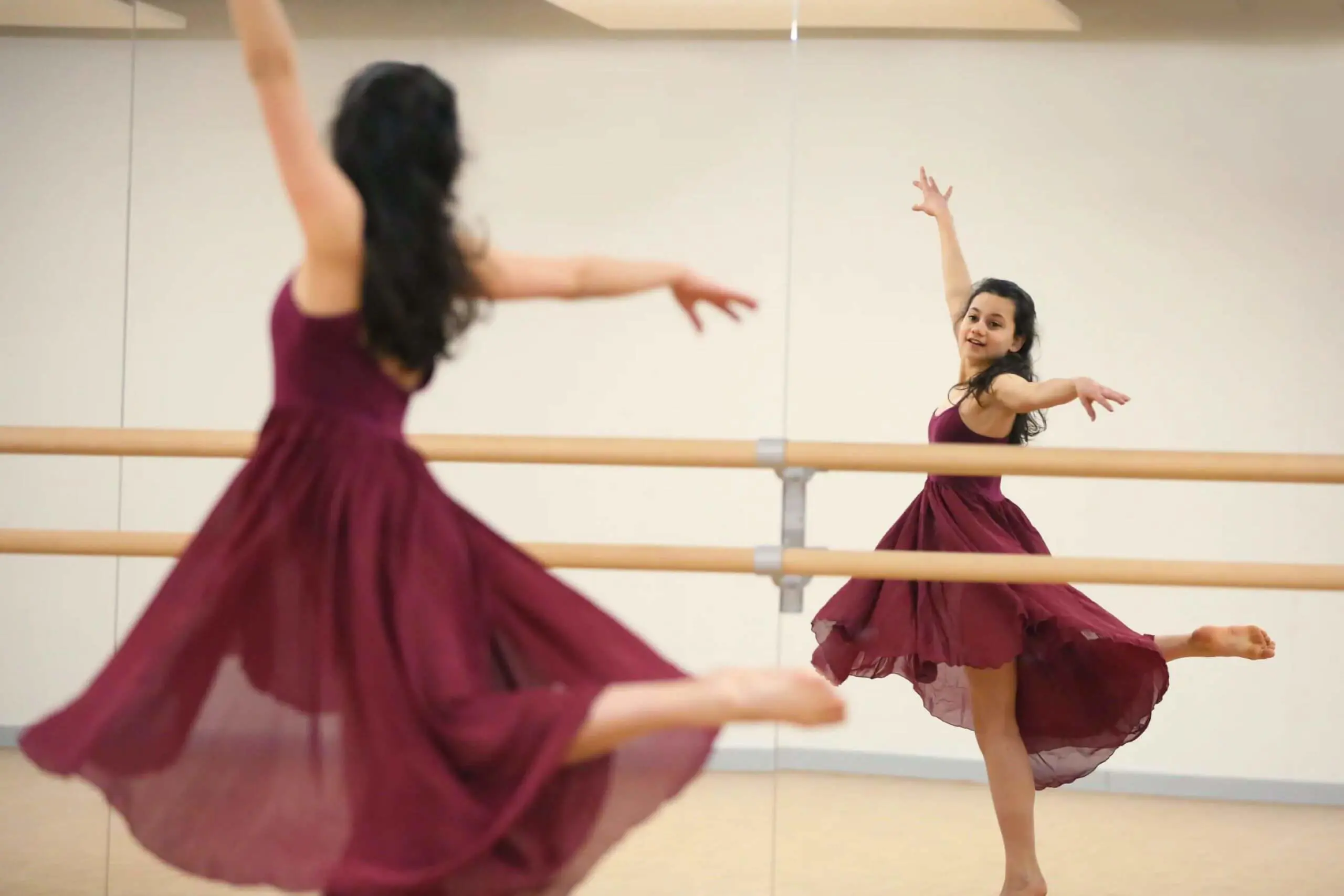 Seaford College student dancing