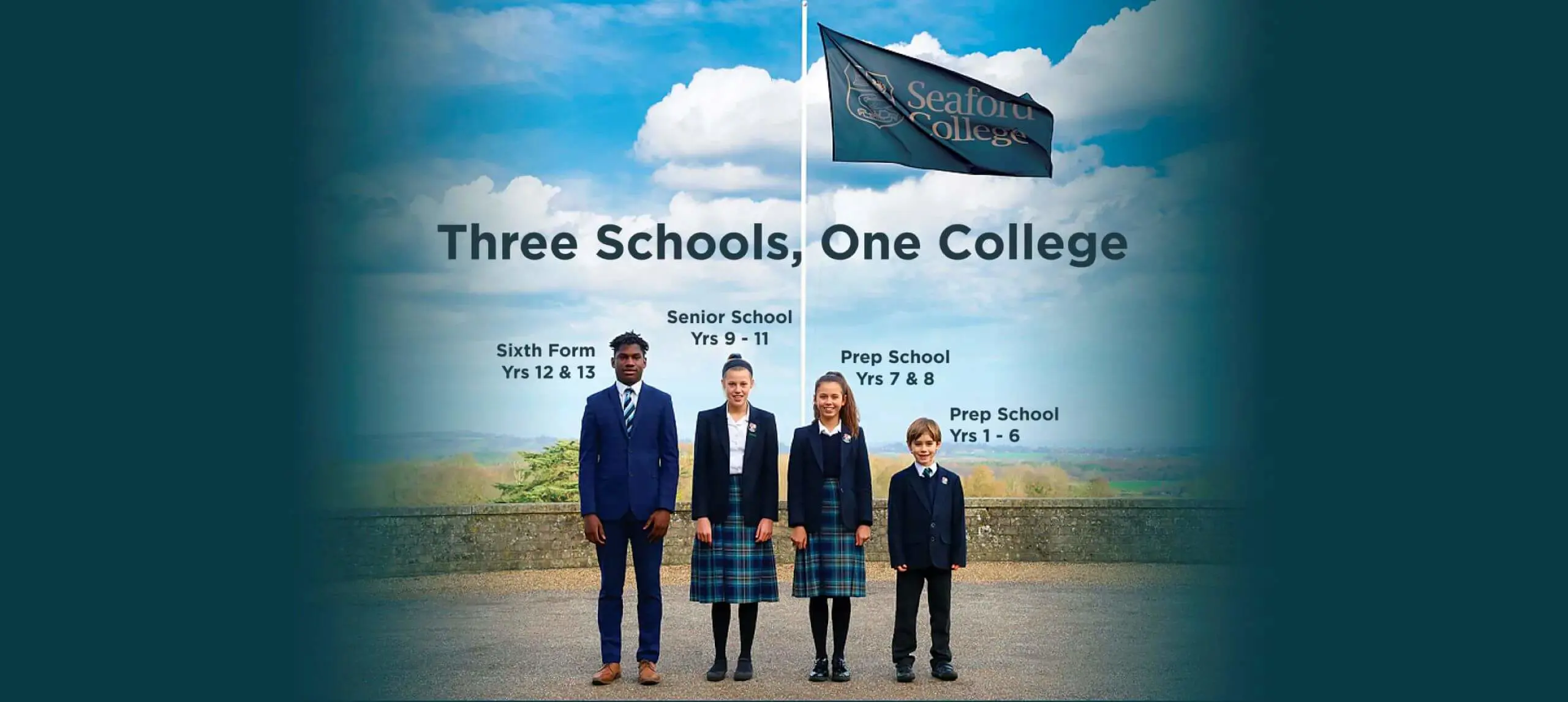 Seaford College Age Range Infographic